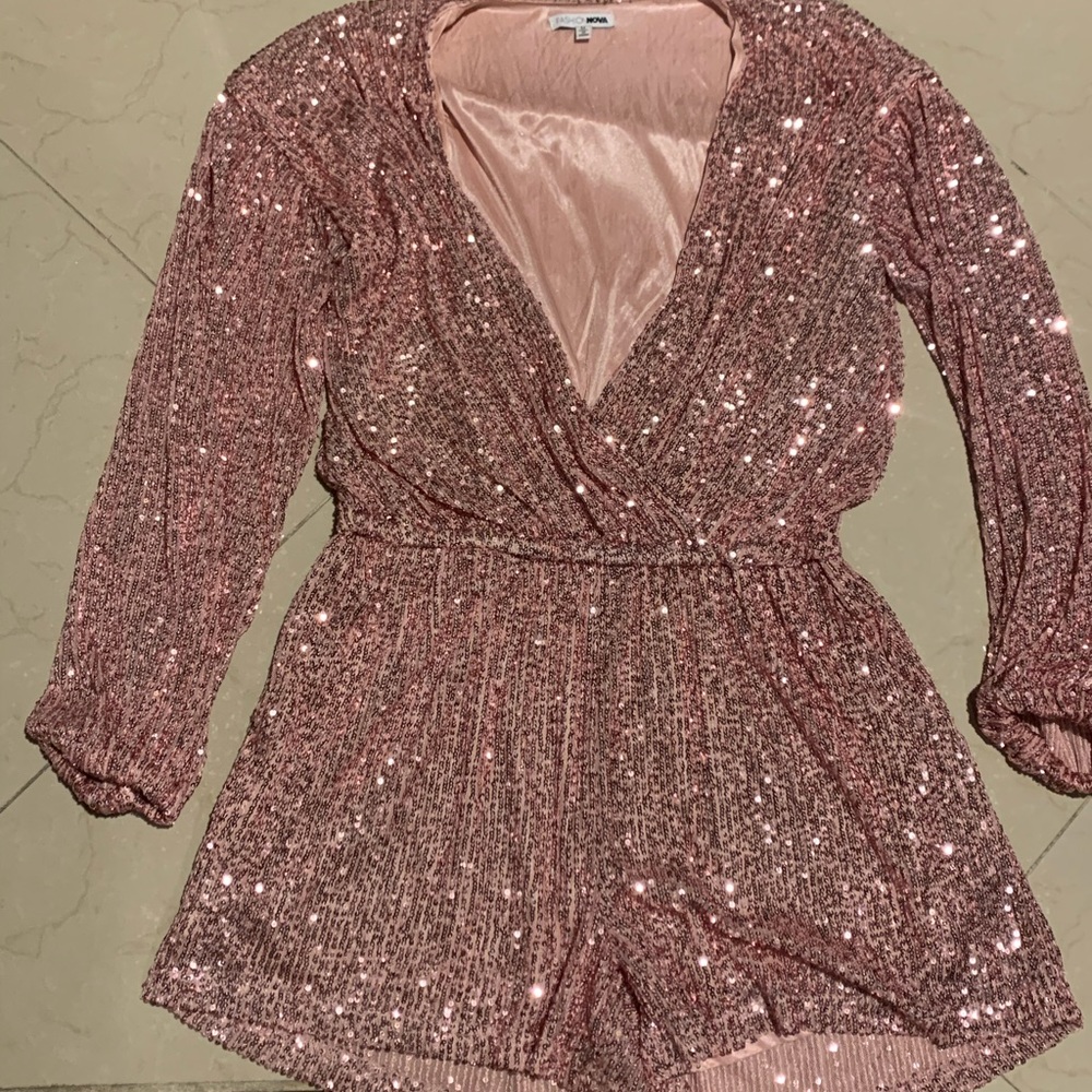 Fashion Nova sparkle romper